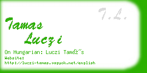 tamas luczi business card